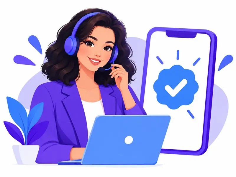 Support agent ready to help with your eSIM
